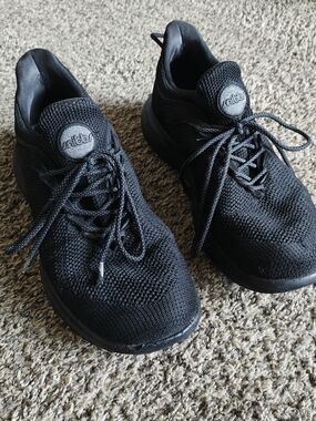 Orbit All-Black Knit Lace-Up Men's Sneakers